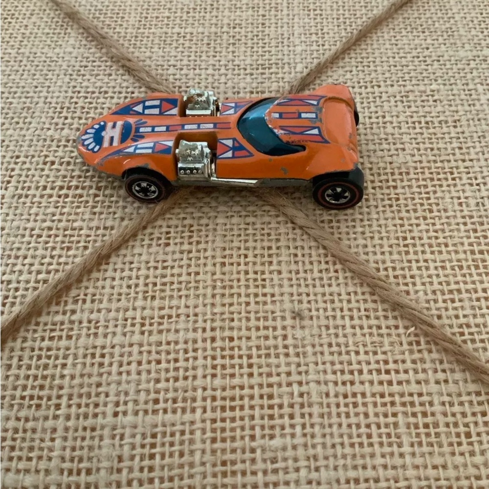 Hot Wheels Redline 1968 Twin Mill Flying Colors Orange Hong Kong Vintage